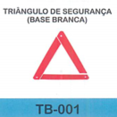 TRIANGULO DE SEGURANCA (BASE BRANCA)