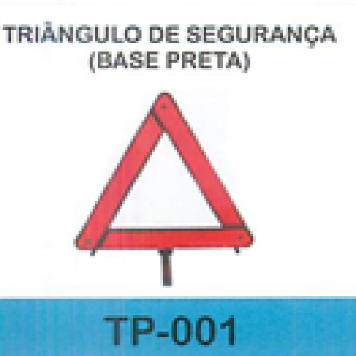 TRIANGULO DE SEGURANCA (BASE PRETA)