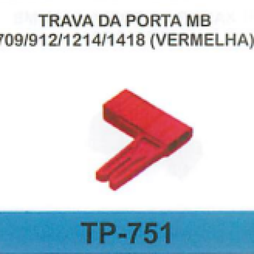 TRAVA DA PORTA MB 709/912/1214/1418.. (VERMELHA)
